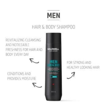 Goldwell Dualsenses Men Hair & Body Shampoo 300ml Halo Hair & Skin - rosehipskincare.com.au